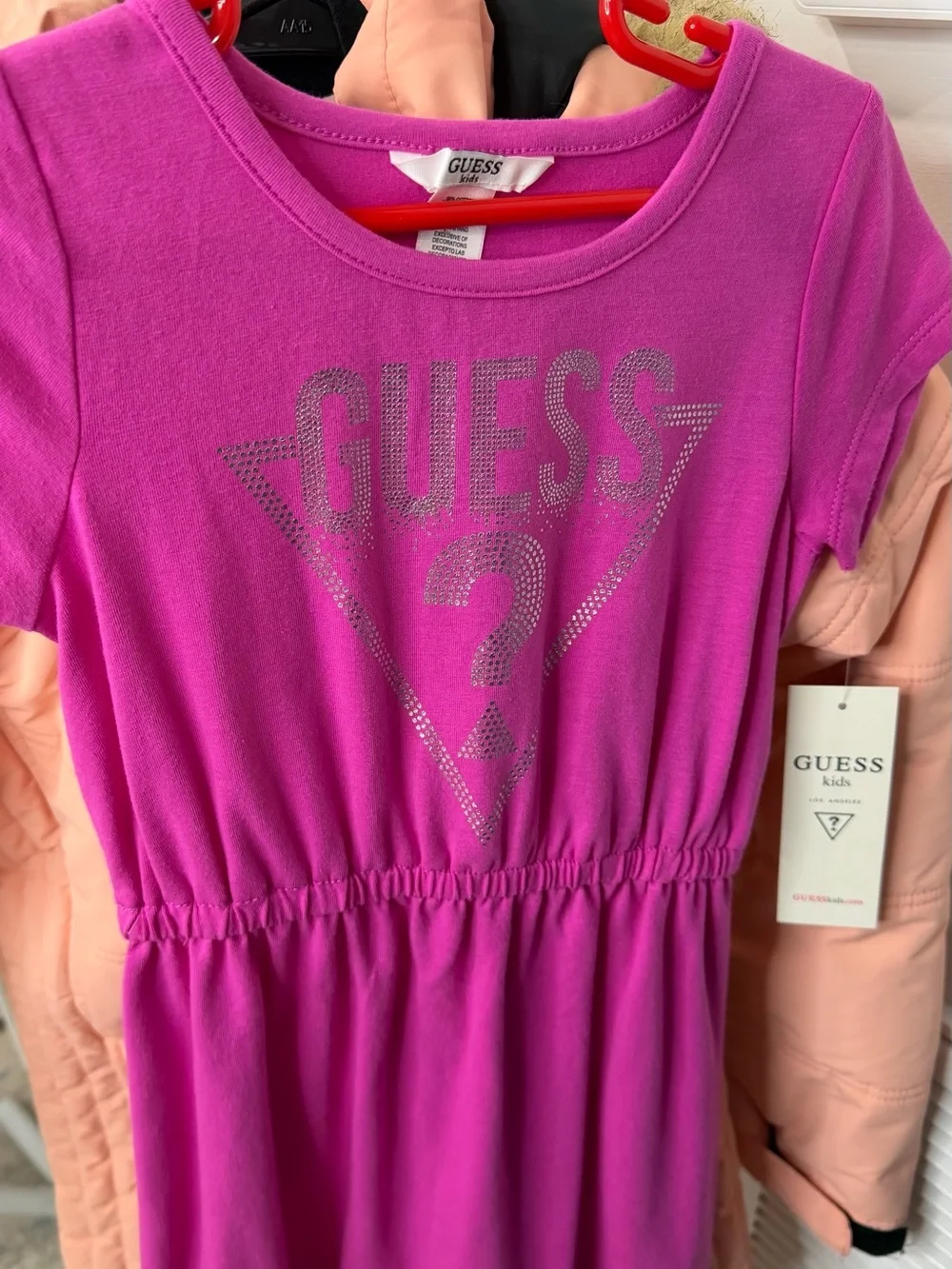 Girls 5-7 Clothing Lot Guess Nike Disney Stitch Iceburg 5 Piece Set